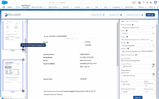 DocuSplit 2.0 Google Chrome Extension screenshot 1