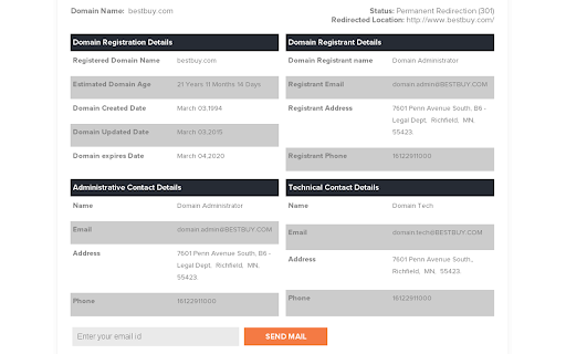 Domain Age Checker screenshot 1
