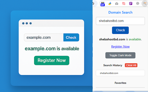 Domain Checker screenshot 1