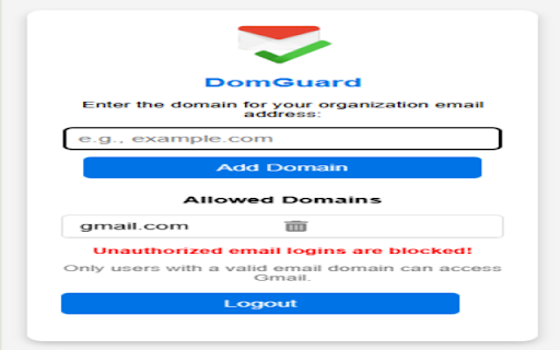 DomGuard screenshot 1