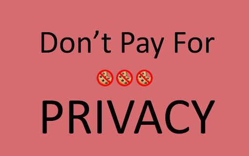 Don't pay for privacy screenshot 1