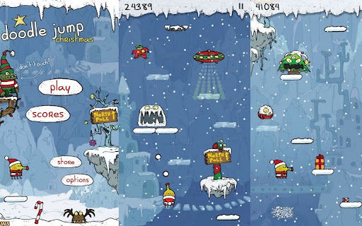 Doodle Jump Christmas screenshot 1