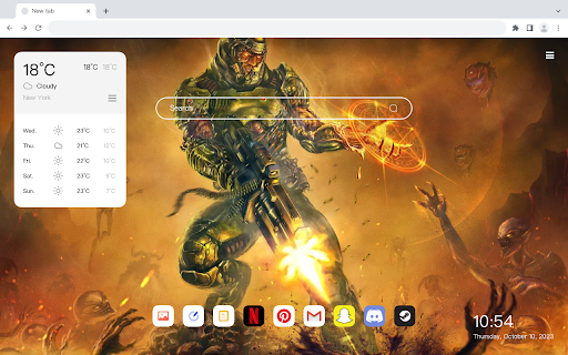 Doom Eternal Wallpaper HD HomePage screenshot 1