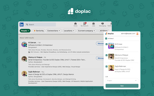 Doplac Extension screenshot 1
