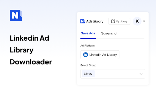 Download any ad from LinkedIn screenshot 1