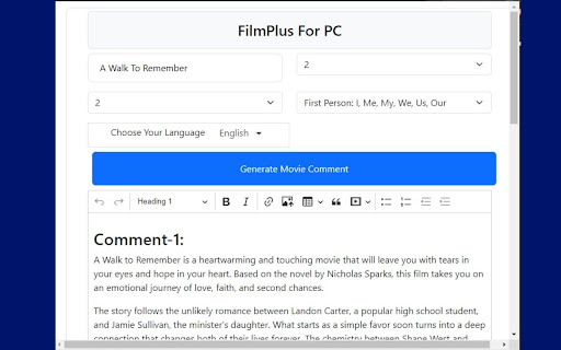 Download FilmPlus For PC, Windows and Mac 100% Safe screenshot 1