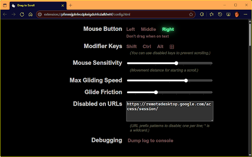 Drag to Scroll screenshot 1