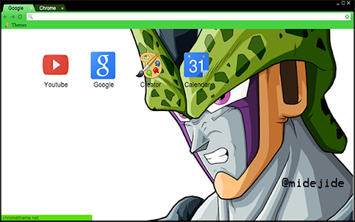 Dragon Ball Z Perfect Cell Theme screenshot 1