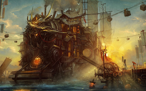 Dragon Ship Harbor screenshot 1