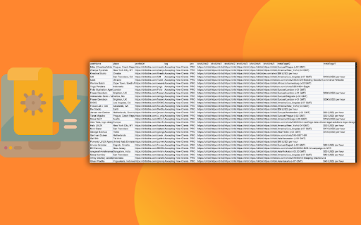 Dribbble Designer Scraper screenshot 1