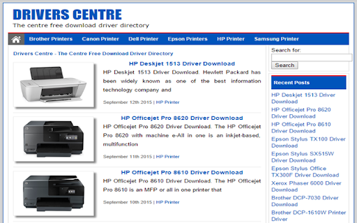 Driver Centre screenshot 1