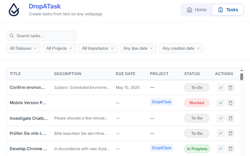 DropATask screenshot 1