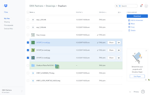 Dropbox screenshot 1