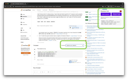 Dropdown to Clipboard screenshot 1
