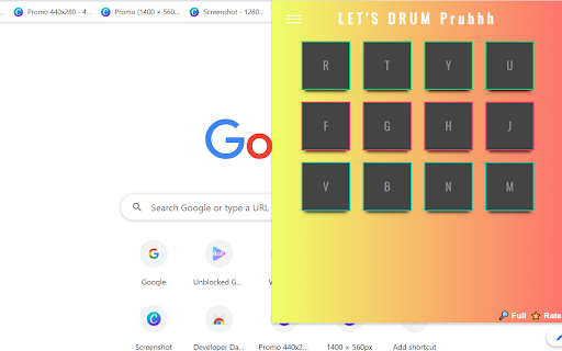 Drum 4x3 Game screenshot 1