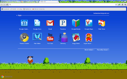 Duck Hunt Theme for Google Chrome™ screenshot 1
