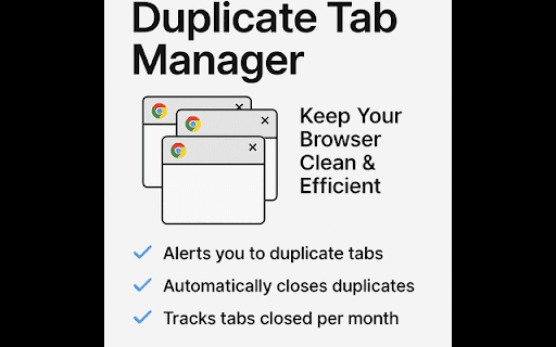 Duplicate Tab Manager screenshot 1