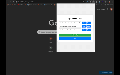 Dynamic Profile Links screenshot 1