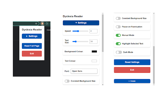 Dyslexia Text Reader screenshot 1