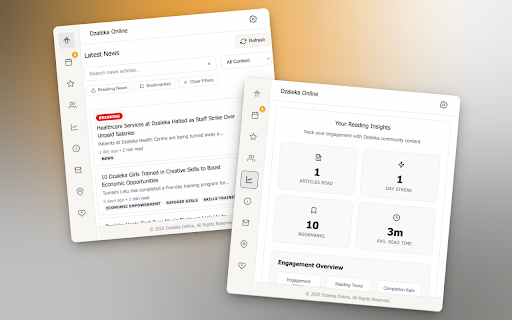 Dzaleka Online screenshot 1