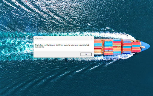 E2open ClickOnce launcher screenshot 1