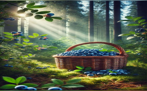 Early morning forest wallpaper screenshot 1