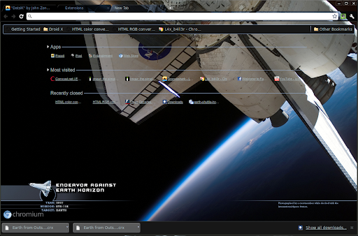 Earth from Outside Shuttle_JZ screenshot 1