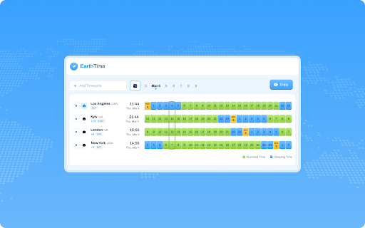 EarthTime screenshot 1