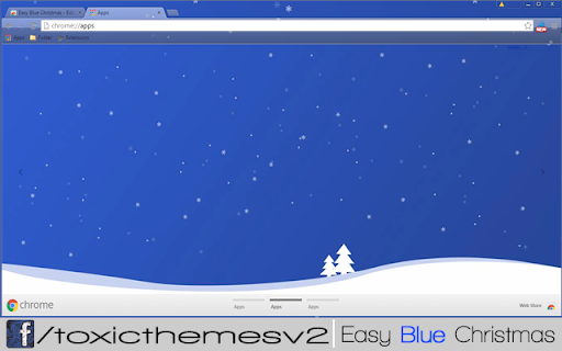 Easy Blue Christmas screenshot 1