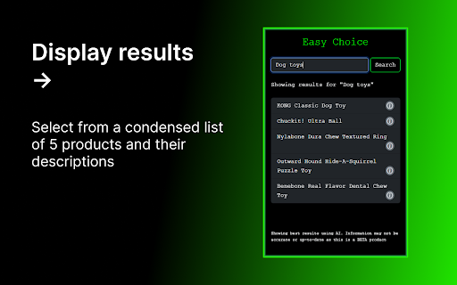 Easy Choice screenshot 1