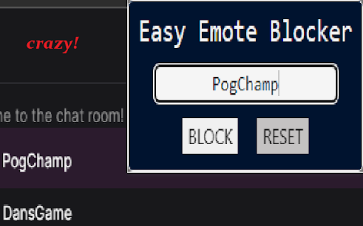 Easy Emote Blocker screenshot 1