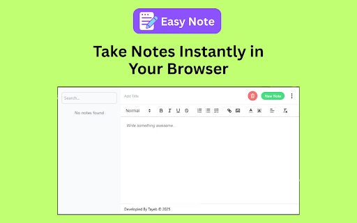 Easy Note screenshot 1