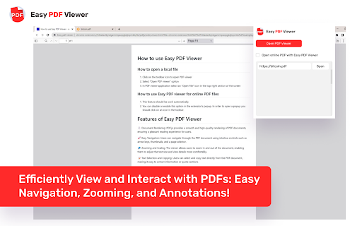 Easy PDF Viewer screenshot 1