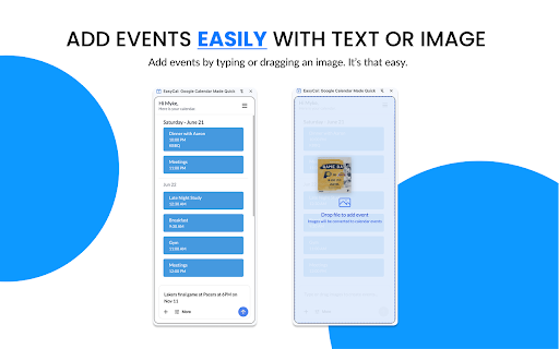 EasyCal: Google Calendar Made Quick screenshot 1