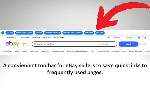 eBar: Toolbar For eBay Sellers screenshot 1