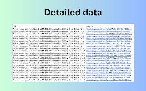 eBay Images Downloader - eBay Downloader of Images screenshot 1