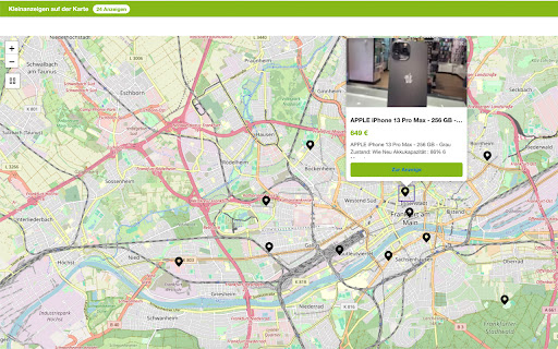 Ebay Kleinanzeigen Karten Erweiterung (Map Viewer) screenshot 1