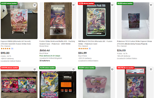 eBay Pokemon Deal Highlighter screenshot 1