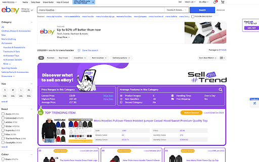 eBay Trend Finder screenshot 1