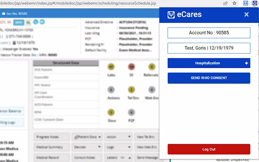 eCaresConnect screenshot 1