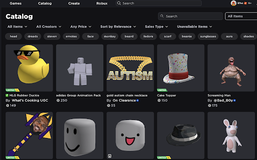 Efaz's Roblox Marketplace Renamer screenshot 1
