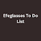Efeglasses To Do List logo
