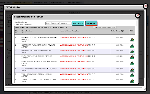 eHalal Expiry Sorter screenshot 1