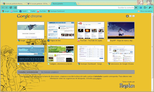 El citculo perfecto theme screenshot 1
