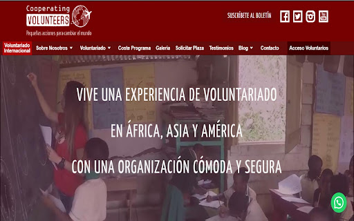 El voluntariado internacional screenshot 1