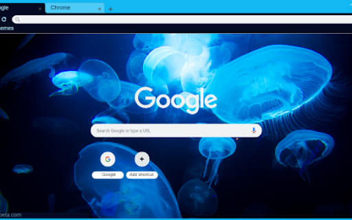 Electric Blue Jellyfish screenshot 1