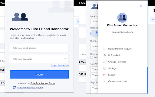 Elite Friend Connector screenshot 1