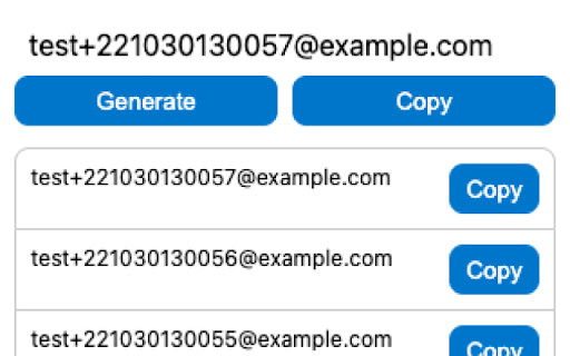 Email Alias Generator screenshot 1