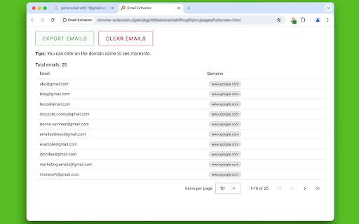 Email Extractor screenshot 1