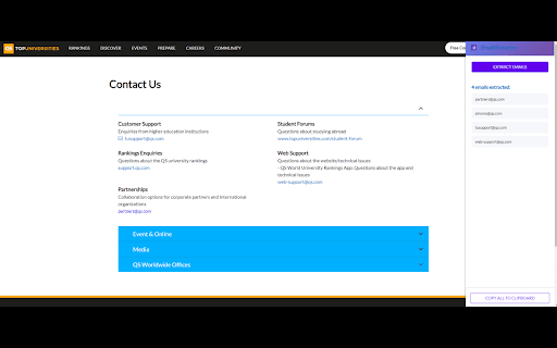 Email Extractor screenshot 1